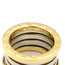 ブルガリ BVLGARI ビーゼロワン B-zero1 4バンドリング イエローゴールドXホワイトゴールド K18YG K18WG #48(JP8) リング 指輪 750YG WG K18 8号