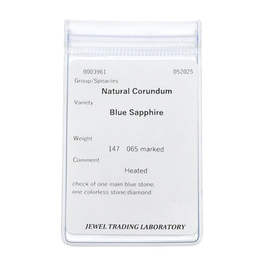 ノンブランド NON BRAND サファイア ダイヤリング イエローゴールド K18YG サファイア ダイヤモンド リング 指輪 青 12号