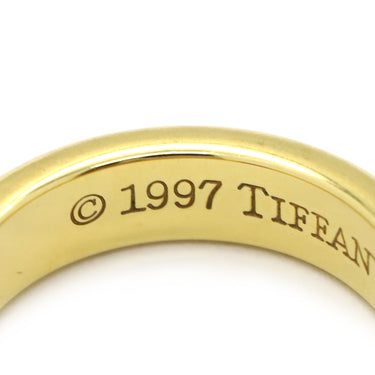 ティファニー Tiffany & Co ルビーリング イエローゴールド K18YG ルビー リング 指輪 T＆Co. AU750 8号