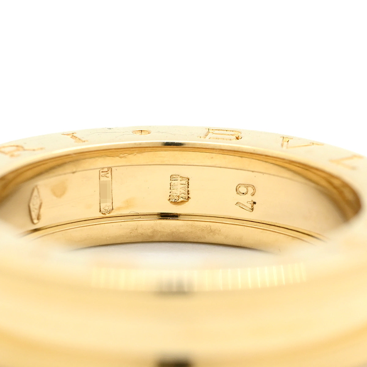 BVLGARI ビーゼロワンリングYG49 箱なしゴールド美品 BVLGARI ビーゼロワンリングYG49 箱なしゴールド美品