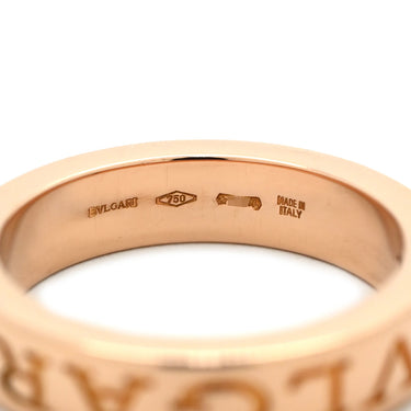 ブルガリ BVLGARI ブルガリブルガリ ダブルロゴ ピンクゴールド K18PG ダイヤモンド リング 指輪 18K 750AU 1Pダイヤモンド 7.5号
