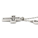 ダミアーニ DAMIANI ベルエポック ホワイトゴールド K18WG ダイヤモンド ネックレス ペンダント Au750 18金 ダイヤ クロス 十字架