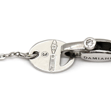 ダミアーニ DAMIANI ベルエポック ホワイトゴールド K18WG ダイヤモンド ネックレス ペンダント Au750 18金 ダイヤ クロス 十字架