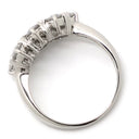 ノンブランド NON BRAND ダイヤリング プラチナシルバー Pt850 ダイヤモンド リング 指輪 10P 10粒 11号