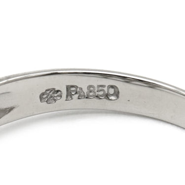 ノンブランド NON BRAND ダイヤリング プラチナシルバー Pt850 ダイヤモンド リング 指輪 10P 10粒 11号