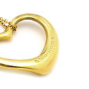 ティファニー Tiffany & Co オープンハート イエローゴールド K18YG ネックレス 750YG エルサペレッティ