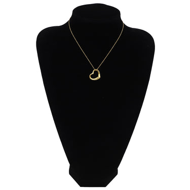 ティファニー Tiffany & Co オープンハート イエローゴールド K18YG ネックレス 750YG エルサペレッティ