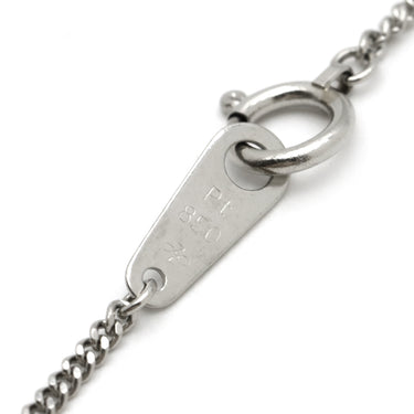 ノンブランド NON BRAND ダイヤペンダント プラチナシルバー Pt850 ダイヤモンド ネックレス 1P 1粒