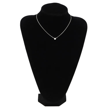 ノンブランド NON BRAND ダイヤペンダント プラチナシルバー Pt850 ダイヤモンド ネックレス 1P 1粒