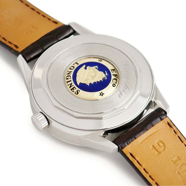 腕時計 ロンジン LONGINES フラッグシップ ヘリテージ ムーンフェイズ L4.815.4.78.2 自動巻き メンズ シルバー アイボリー バー　