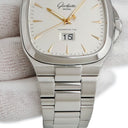 腕時計 グラスヒュッテ オリジナル GLASHUTTE ORIGINAL セブンティーズ パノラマデイト 2-39-47-11-12-14 自動巻き メンズ シルバー スクエア