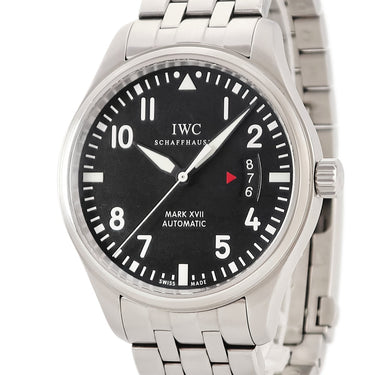 腕時計 IWC IWC パイロットウォッチ マーク17 IW326504 自動巻き メンズ ブラック
