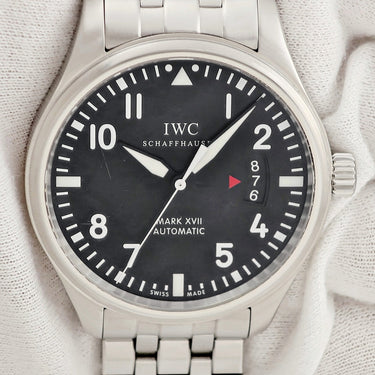 腕時計 IWC IWC パイロットウォッチ マーク17 IW326504 自動巻き メンズ ブラック