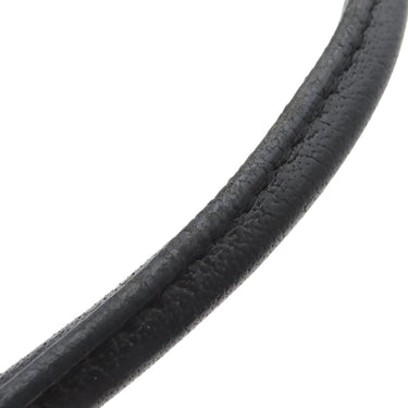 エルメス HERMES ガーデンパーティーTPM ネイビー×ブラック トワルソーアッシュ レザー トートバッグ シルバー金具 黒 紺