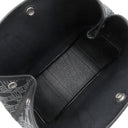 エルメス HERMES ガーデンパーティーTPM ネイビー×ブラック トワルソーアッシュ レザー トートバッグ シルバー金具 黒 紺