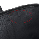 エルメス HERMES ガーデンパーティーTPM ネイビー×ブラック トワルソーアッシュ レザー トートバッグ シルバー金具 黒 紺