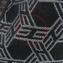 エルメス HERMES ガーデンパーティーTPM ネイビー×ブラック トワルソーアッシュ レザー トートバッグ シルバー金具 黒 紺