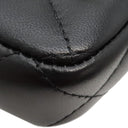 シャネル CHANEL マトラッセ AP3738 ブラック ラムスキン チェーンウォレット ゴールド金具 黒 斜め掛け チェーンショルダー ココマーク