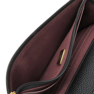 シャネル CHANEL マトラッセ AP0250 ブラック キャビアスキン チェーンウォレット ゴールド金具 黒 斜め掛け チェーンショルダー