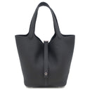 エルメス HERMES ピコタンロックMM ブラック トリヨンクレマンス ハンドバッグ シルバー金具 新品 未使用 黒