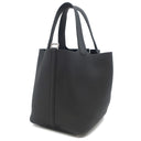 エルメス HERMES ピコタンロックMM ブラック トリヨンクレマンス ハンドバッグ シルバー金具 新品 未使用 黒