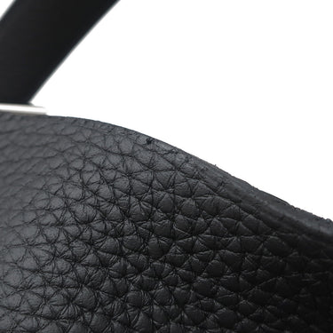 エルメス HERMES ピコタンロックMM ブラック トリヨンクレマンス ハンドバッグ シルバー金具 新品 未使用 黒