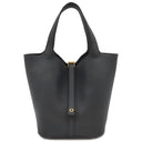 エルメス HERMES ピコタンロックMM ブラック トリヨンクレマンス ハンドバッグ ゴールド金具 新品 未使用 黒