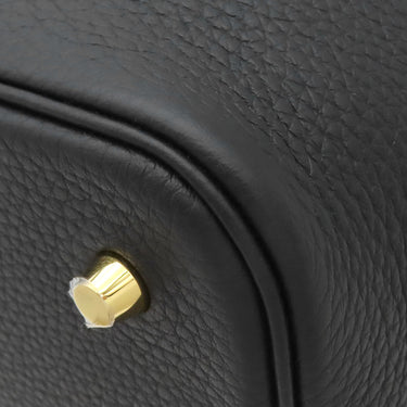 エルメス HERMES ピコタンロックMM ブラック トリヨンクレマンス ハンドバッグ ゴールド金具 新品 未使用 黒