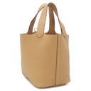 エルメス HERMES ピコタンロックPM ビスキュイ トリヨンクレマンス ハンドバッグ ゴールド金具 新品 未使用 茶