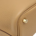 エルメス HERMES ピコタンロックPM ビスキュイ トリヨンクレマンス ハンドバッグ ゴールド金具 新品 未使用 茶