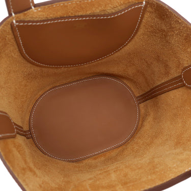 エルメス HERMES インザループ18 ゴールド トリヨンクレマンス ヴォースイフト ハンドバッグ ゴールド金具 新品 未使用 茶