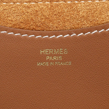 エルメス HERMES インザループ18 ゴールド トリヨンクレマンス ヴォースイフト ハンドバッグ ゴールド金具 新品 未使用 茶