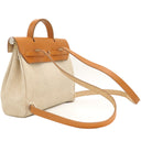 エルメス HERMES エールバッグ アドPM ナチュラル トワルアッシュ ヴァッシュハンター 2WAYバッグ シルバー金具 リュック バックパック ストッパー欠品