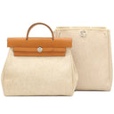 エルメス HERMES エールバッグ アドPM ナチュラル トワルアッシュ ヴァッシュハンター 2WAYバッグ シルバー金具 リュック バックパック ストッパー欠品