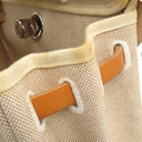 エルメス HERMES エールバッグ アドPM ナチュラル トワルアッシュ ヴァッシュハンター 2WAYバッグ シルバー金具 リュック バックパック ストッパー欠品