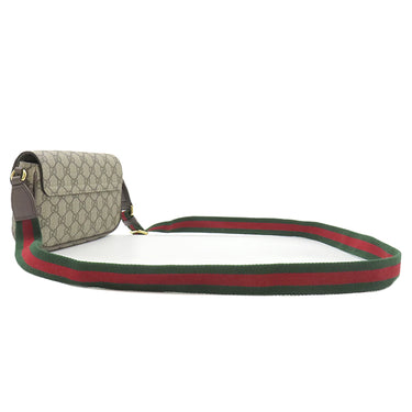 グッチ GUCCI オフィディア ミニ バッグ 764961 ベージュ GGスプリームキャンバス ショルダーバッグ ゴールド金具 茶 ダブルG