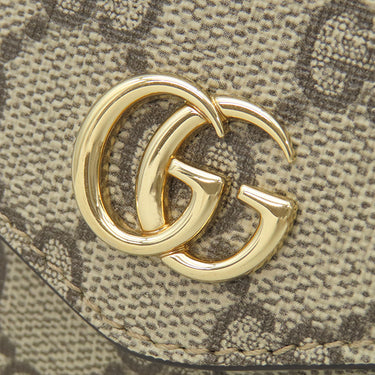 グッチ GUCCI オフィディア ミニ バッグ 764961 ベージュ GGスプリームキャンバス ショルダーバッグ ゴールド金具 茶 ダブルG
