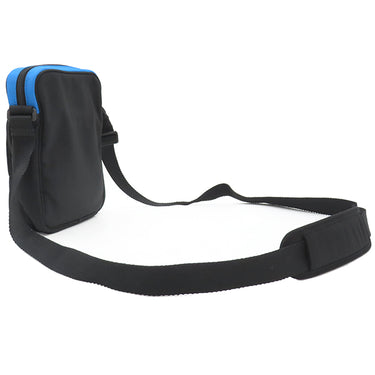 バレンシアガ BALENCIAGA アディダス コラボ ショルダーバッグ 725437 ブラック×ブルー ナイロン ショルダーバッグ ブラック金具 黒 青