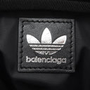 バレンシアガ BALENCIAGA アディダス コラボ ショルダーバッグ 725437 ブラック×ブルー ナイロン ショルダーバッグ ブラック金具 黒 青