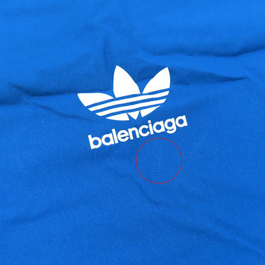 バレンシアガ BALENCIAGA アディダス コラボ ショルダーバッグ 725437 ブラック×ブルー ナイロン ショルダーバッグ ブラック金具 黒 青