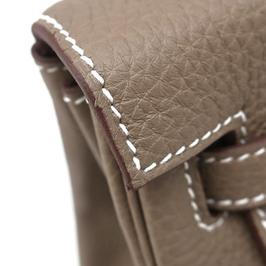 エルメス HERMES ケリー25 内縫い エトゥープ トゴ 2WAYバッグ シルバー金具 新品 未使用 グレージュ ショルダー