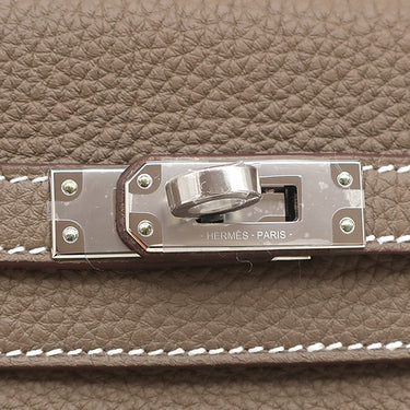 エルメス HERMES ケリー25 内縫い エトゥープ トゴ 2WAYバッグ シルバー金具 新品 未使用 グレージュ ショルダー