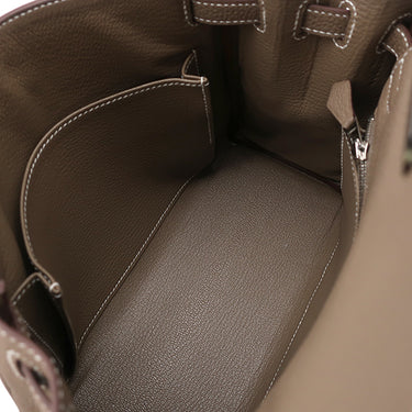 エルメス HERMES ケリー25 内縫い エトゥープ トゴ 2WAYバッグ シルバー金具 新品 未使用 グレージュ ショルダー