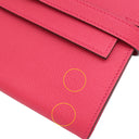 エルメス HERMES ケリーウォレット ロング ローズエクストリーム ヴォーエプソン 長財布 ゴールド金具