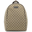 グッチ GUCCI GGキャンバス リュックサック 449906 ベージュ×ブラウン GGキャンバス リュック・デイパック シルバー金具 茶
