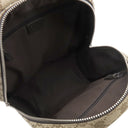 グッチ GUCCI GGキャンバス リュックサック 449906 ベージュ×ブラウン GGキャンバス リュック・デイパック シルバー金具 茶