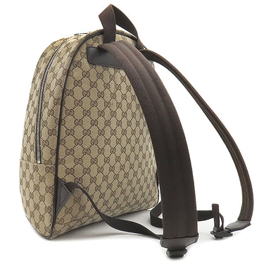グッチ GUCCI GGキャンバス リュックサック 449906 ベージュ×ブラウン GGキャンバス リュック・デイパック シルバー金具 茶