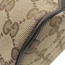 グッチ GUCCI GGキャンバス リュックサック 449906 ベージュ×ブラウン GGキャンバス リュック・デイパック シルバー金具 茶