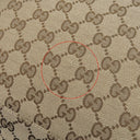 グッチ GUCCI GGキャンバス リュックサック 449906 ベージュ×ブラウン GGキャンバス リュック・デイパック シルバー金具 茶