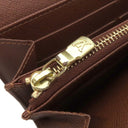 ルイヴィトン LOUIS VUITTON ポシェット ポルト モネ クレディ M61726 モノグラム モノグラムキャンバス 長財布 ゴールド金具 茶 ポルトフォイユ サラ 二つ折り